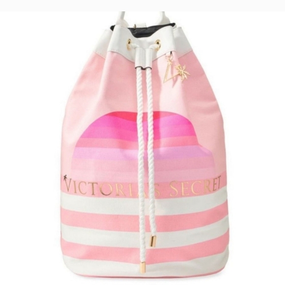 Victoria's Secret Drawstring Tote/Backpack - Picture 1 of 8